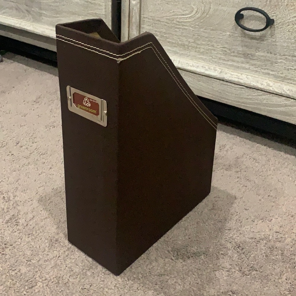 Fabric Paper or Folder Desk Organizer